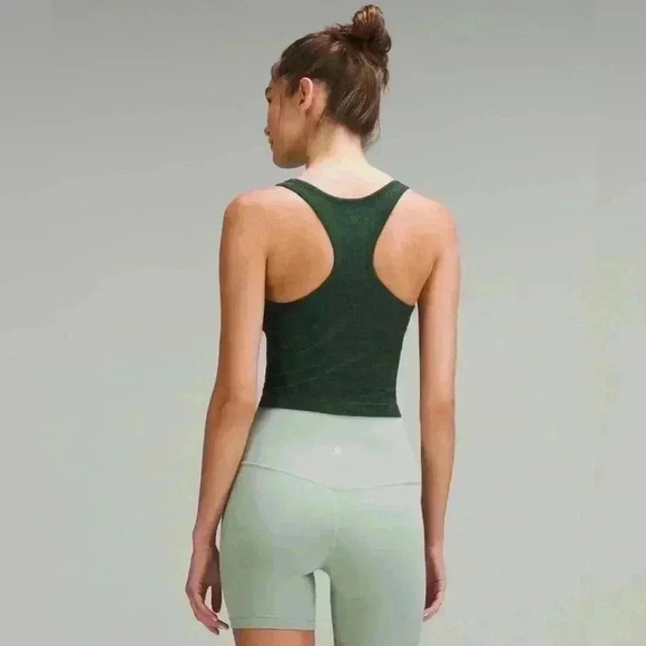 COPY - Cropped Racerback Lululemon Tank Top - Picture 2 of 5